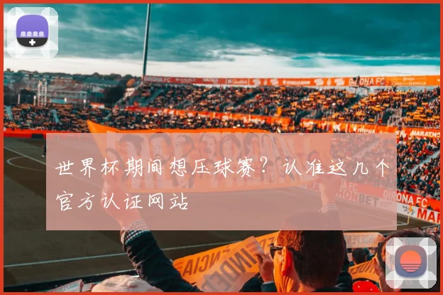 世界杯期间想压球赛？认准这几个官方认证网站