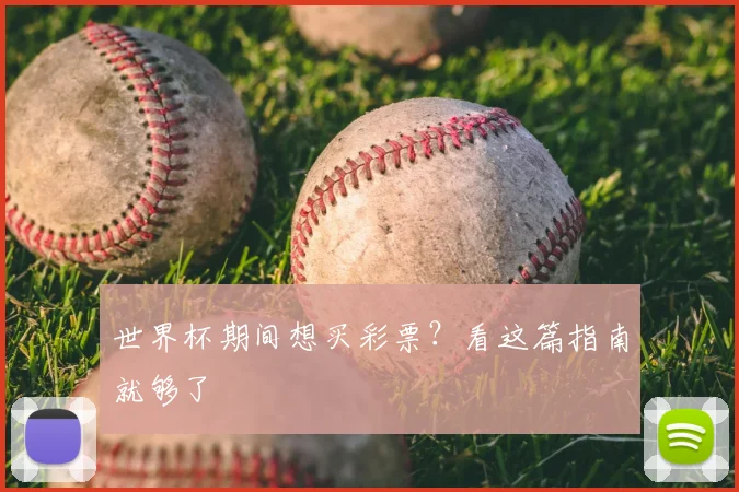 世界杯期间想买彩票?看这篇指南就够了